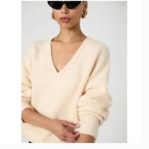 Et Clet V-Neck Knit Sweater Size Small